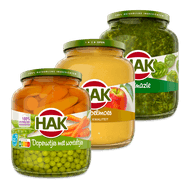 Hak groente of appelmoes Foto van Hak groente of appelmoes