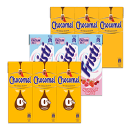 Chocomel, Fristi of Optimel Foto van Chocomel, Fristi of Optimel