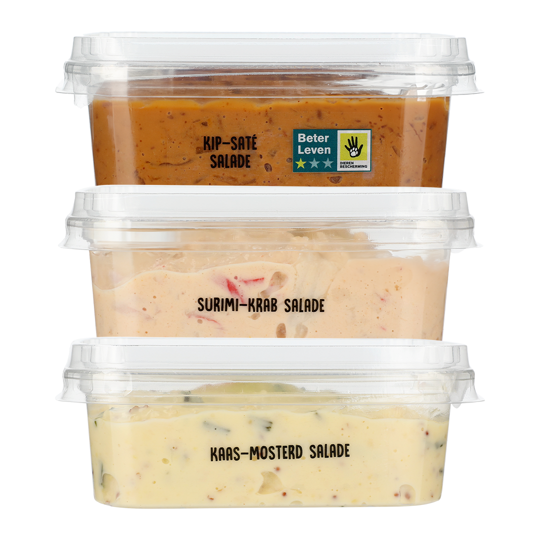 Verse salade alle varianten kuip 150 gram