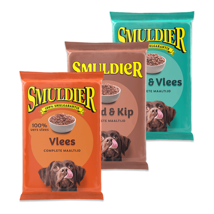 Smuldier hondenvoeding