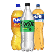 Foto van Fanta, Sprite, Fernandes of Rivella