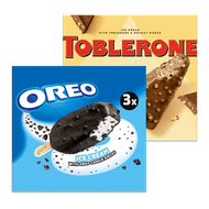 Foto van Toblerone, Daim of Oreo handijs