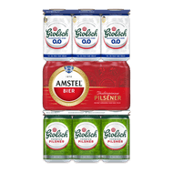 Amstel of Grolsch pils of 0.0 Foto van Amstel of Grolsch pils of 0.0