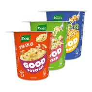 Knorr Good Noodles, Pasta of Potatoes of Cup a Soup Foto van Knorr Good Noodles, Pasta of Potatoes of Cup a Soup