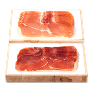 1 de Beste Serrano of prosciutto Foto van 1 de Beste Serrano of prosciutto