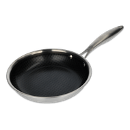 Foto van Alpina RVS Hexagon wok of koekenpan