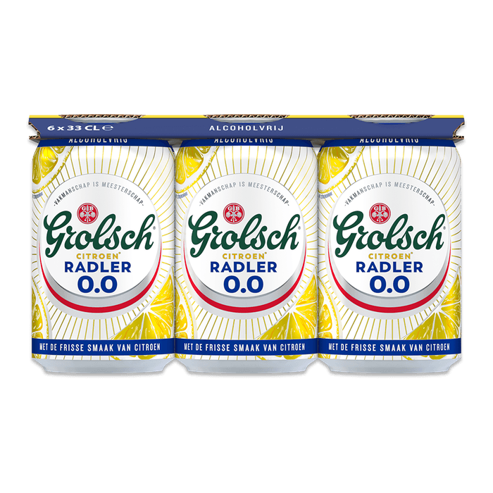 Grolsch Radler, of 0.0 of citroen 0.0