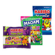 Haribo of Maoam uitdeelzak Foto van Haribo of Maoam uitdeelzak