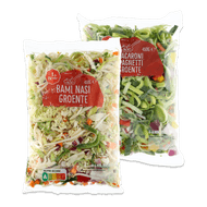 Foto van 1 de Beste Bami nasi- of macaroni spaghettigroente