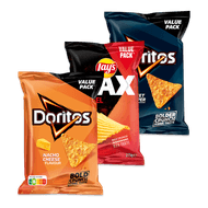 Doritos of Lays MAX partypack Foto van Doritos of Lays MAX partypack