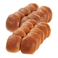 Bakker van der Akker Bruine of volkoren bollen Foto van Bakker van der Akker Bruine of volkoren bollen