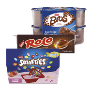 Foto van Bros, Rolo of Smarties desserts