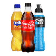 Foto van Coca-Cola, Fanta, Sprite of Powerade