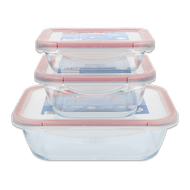 Pyrex Cook & Click glazen ovenschaal Foto van Pyrex Cook & Click glazen ovenschaal