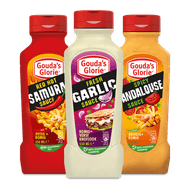 Mad sauce of Gouda's Glorie saus Foto van Mad sauce of Gouda's Glorie saus