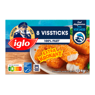 Iglo vissticks of visfriet Foto van Iglo vissticks of visfriet
