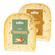 Walnoot- of tuinkruidenkaas Foto van Walnoot- of tuinkruidenkaas