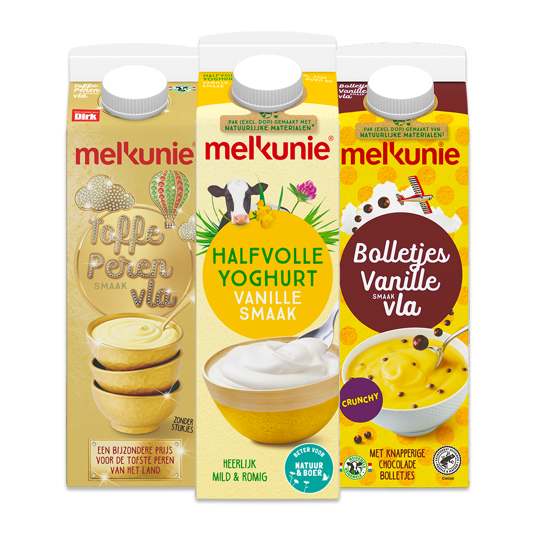 Melkunie vla of yoghurt