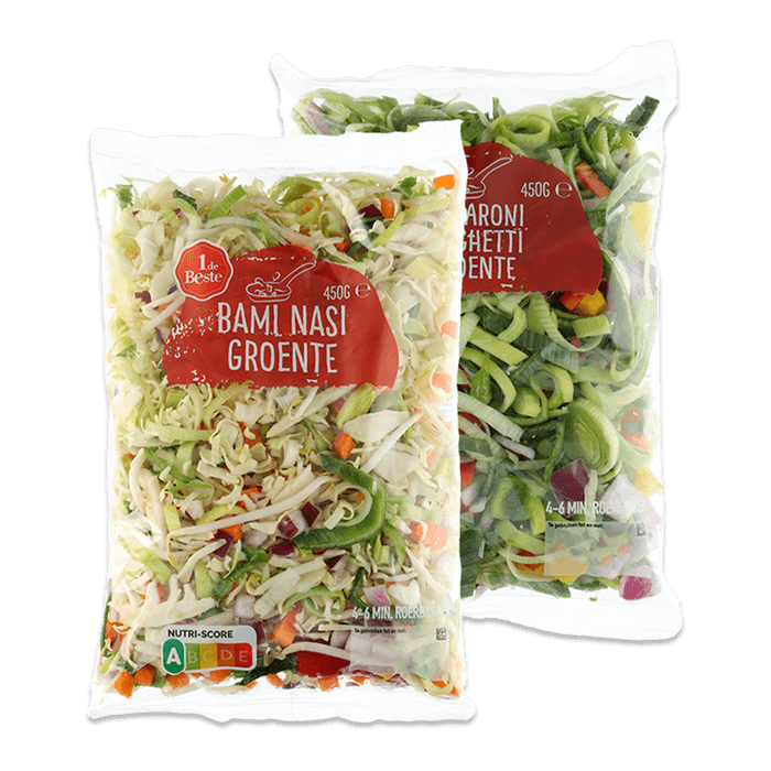 1 de Beste Bami nasi- of macaroni spaghettigroente
