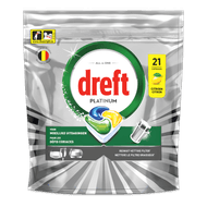 Dreft Platinum vaatwastabletten  Zak 21 stuks.