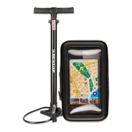 Dunlop smartphonehouder of fietspomp Foto van Dunlop smartphonehouder of fietspomp