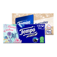 Tempo tissues of zakdoekjes Foto van Tempo tissues of zakdoekjes