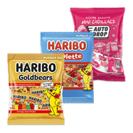 Haribo of Autodrop uitdeelzak Foto van Haribo of Autodrop uitdeelzak