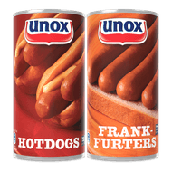 Unox hotdogs of Frankfurters Foto van Unox hotdogs of Frankfurters