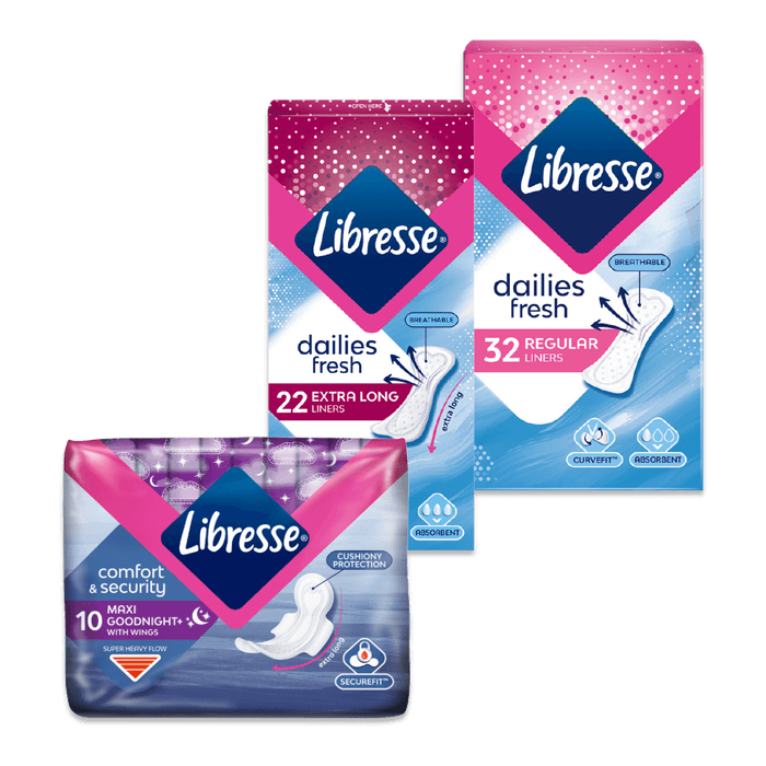 Libresse maandverband of inlegkruisjes