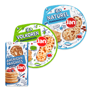 Jan pannenkoeken of pancakes Foto van Jan pannenkoeken of pancakes