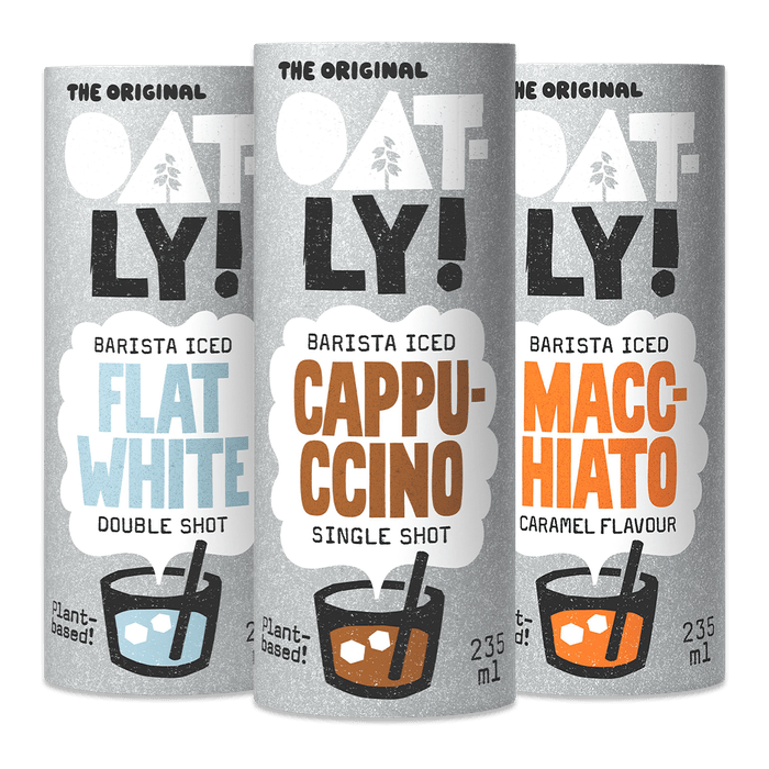 Oatly ijskoffie of matcha drink