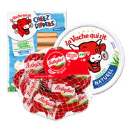 Babybel, La Vache qui rit Cheez Dippers of kaaspuntjes Foto van Babybel, La Vache qui rit Cheez Dippers of kaaspuntjes