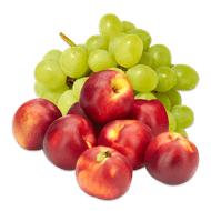 Nectarines of witte druiven Foto van Nectarines of witte druiven
