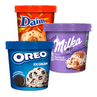 Foto van Daim, Oreo of Milka ijs