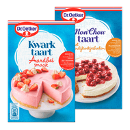 Foto van Dr. Oetker kwark of monchou taart
