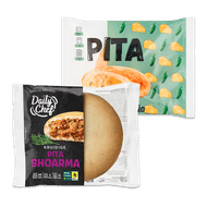 Foto van Pita shoarma of kaas-jalapeno