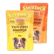 Smuldier vers vlees maaltijd Foto van Smuldier vers vlees maaltijd