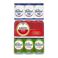 Amstel of Grolsch pils of 0.0 Foto van Amstel of Grolsch pils of 0.0