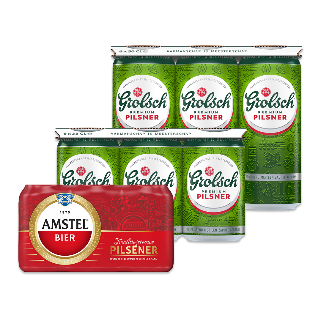 Amstel of Grolsch pils