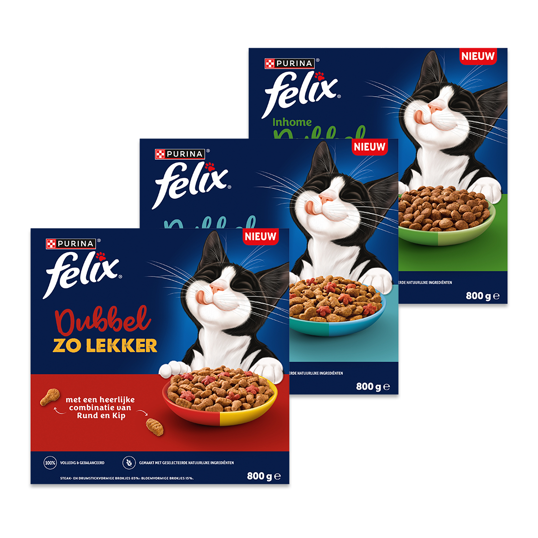 Felix Dubbel zo lekker kattenbrokjes