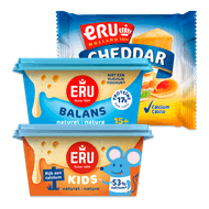 Eru smeerkaas of cheddar Foto van Eru smeerkaas of cheddar