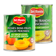 Del Monte vruchten op sap of siroop Foto van Del Monte vruchten op sap of siroop