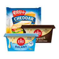 Foto van Eru smeerkaas of cheddar