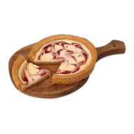 Raspberry cheesecake Voor 5 - 6 personen.