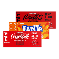 Coca-Cola of Fanta orange Foto van Coca-Cola of Fanta orange