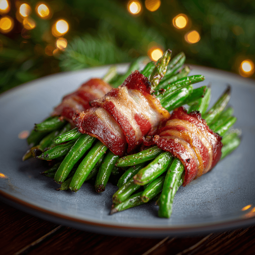 Haricots verts met spek