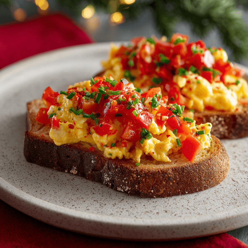 Bruschetta met roerei