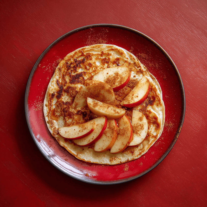 Pannenkoeken met appel en kaneel