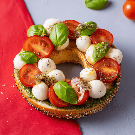 Bagel Caprese