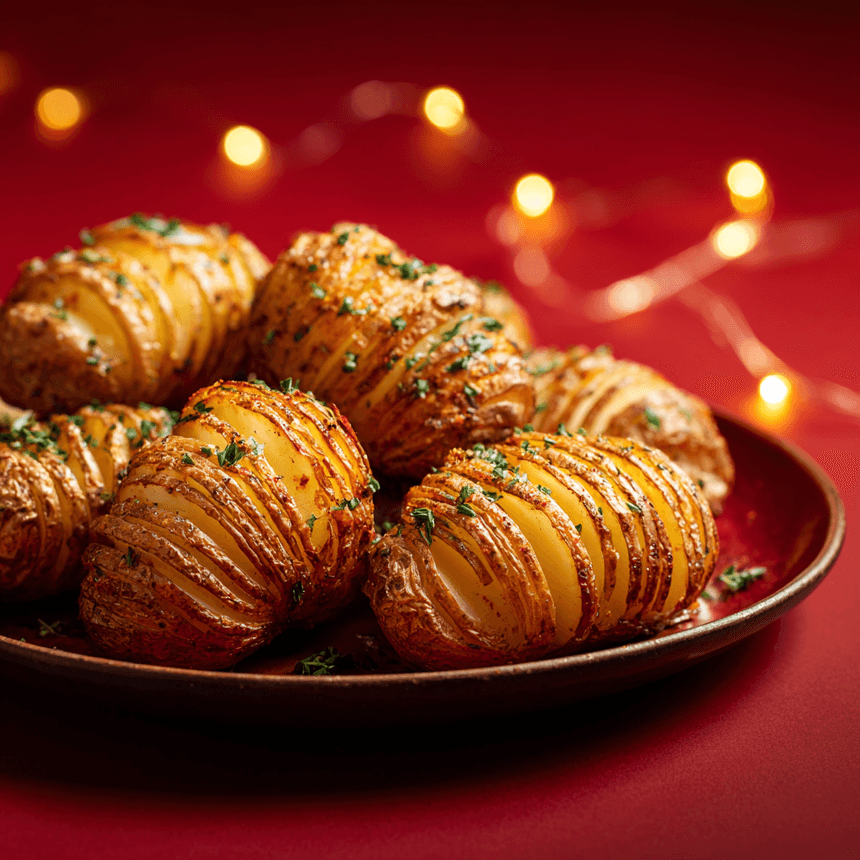 Hasselback aardappelen